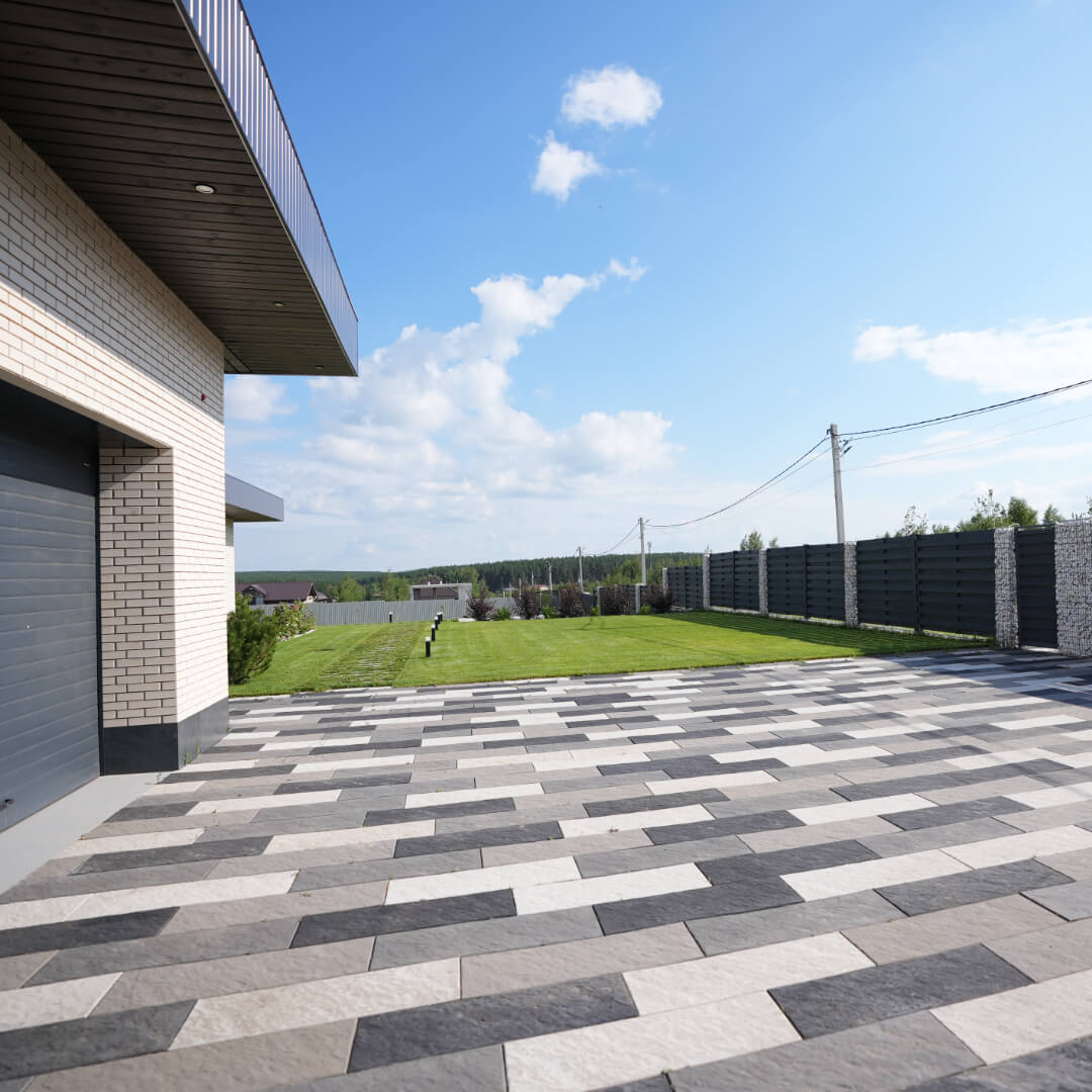 Шаговая плита STONE Светлая Галька 990х330х55мм в Коврове фото