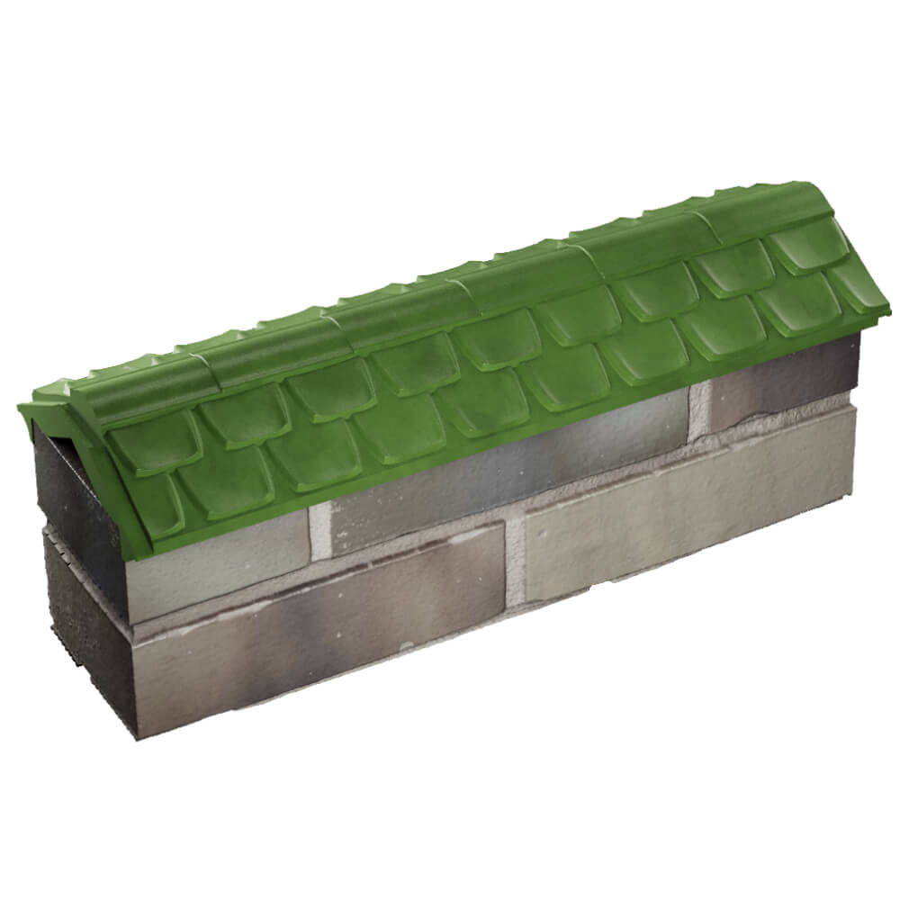 Парапет Zking Эльбрус Зеленый с посадкой на 0.5 кирпича (130мм) в Коврове фото
